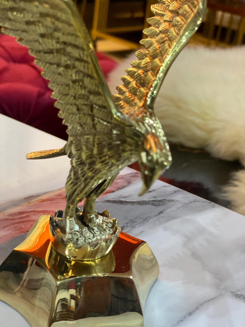 Eagle Statue, Bird Sculpture, Handcrafted Statue