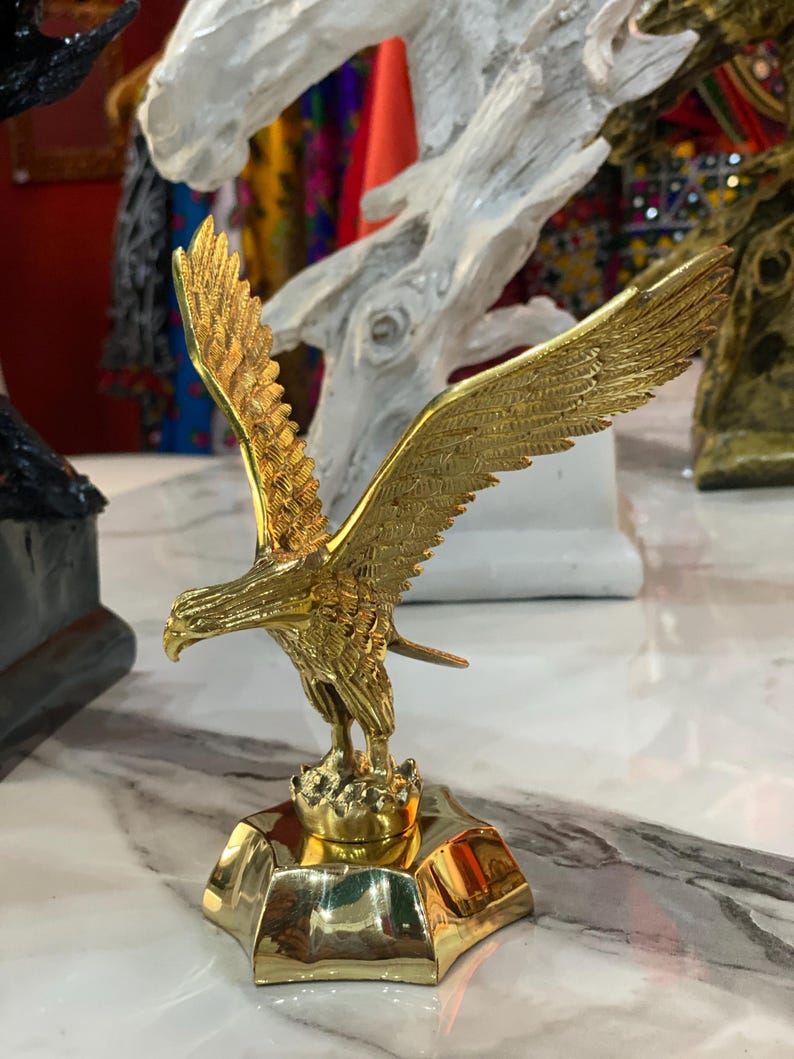 Eagle Statue, Bird Sculpture, Handcrafted Statue