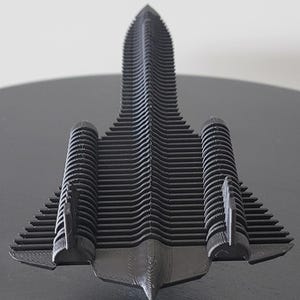 SR-71 Blackbird 3D Printed Layer Model
