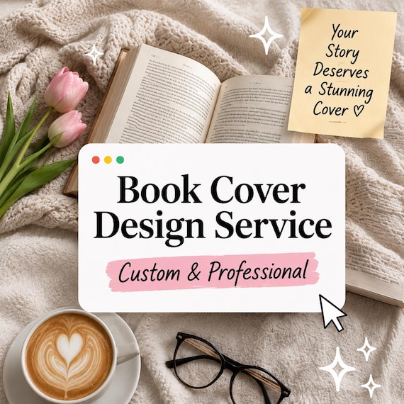 Custom Book Cover Design for Self-Published Authors, Ebook and Paperback Full Wrap