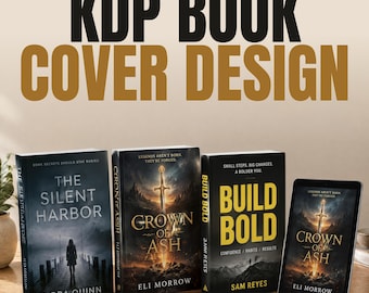KDP Book Cover Design | Kindle Ebook and Paperback Full Wrap
