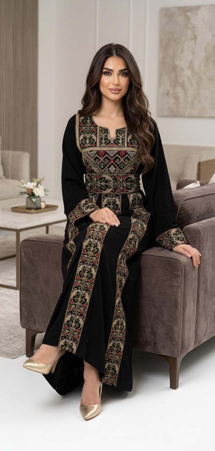 arab black dress Saudi arabia