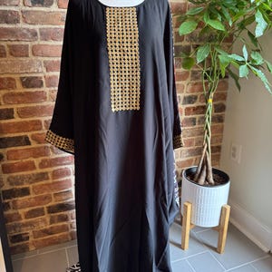 Arabic Calligraphy Galabiya Dress (Free Size)