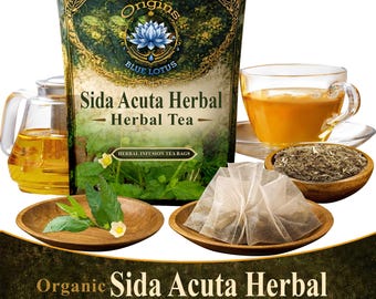 Organic Sida Acuta Herbal Tea Bags – Caffeine-Free Botanical Infusion