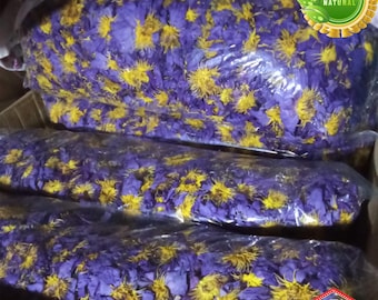 Flores de loto azul egipcio orgánico, té de meditación, loto de los chakras