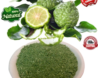 Bio Kaffir Limettenblätter Pulver: Frisches Citrus Hystrix Gewürz - 1kg BULK