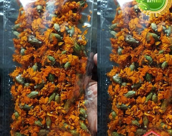 2 kg de fleurs de souci biologiques en vrac : herbes de thé fraîchement séchées