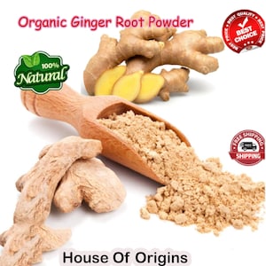 Ceylon Ginger Root Powder: 2KG Bulk, Organically Grown