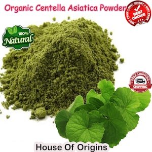Organic Gotu Kola Powder: Fresh Centella Asiatica Leaf (5 KG Bulk)