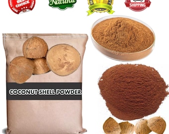 Pure Natural Coconut Shell Powder: Scrub Away Dirt - 1KG BULK
