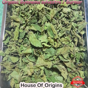 Organic Gurmar Leaf: Gymnema Sylvestre, Wiccan Herb (25 Grams)