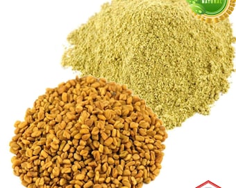 Polvo de fenogreco orgánico: certificado por el USDA, especia Methi kosher