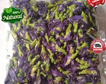 Organic Butterfly Pea Flower: Air Dehydrated Detox Tea - 1KG Bulk