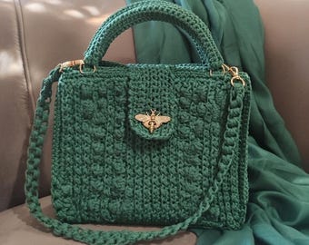Description of crochet bag pattern