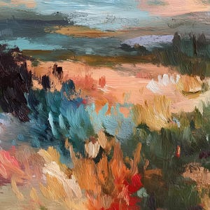 Papier peint botanique - oeuvre d'art de haute qualité pour impression - style de peinture à l'huile surdimensionné - art mural fleur - papier peint paysage - art mural