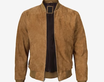 Vintage 50s Suede Leather Jacket Talon Zipper 1950s Leather