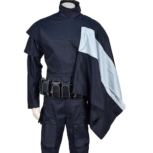 Mandalorian Star War Inspired By book Of Boba Fett with Flak Vest Soft Parts with Mandalorian Belt Cosplay Costume