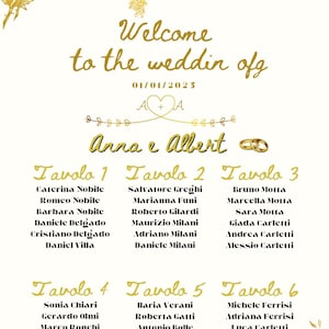 Tableu de mariage