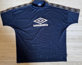 Vintage Umbro T-Shirt Size M | 90s Umbro Shirt | Retro Sportswear | Big Logo Umbro | Vintage Streetwear