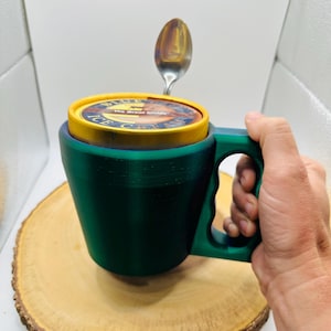 Ice Cream Holder - Pint Pockets - 3d printed holder with handle