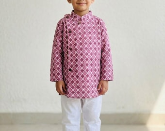 Boys Kurta Pajama Set, Indian Festive Wear for wedding Diwali, Eid, Toddler Kurta