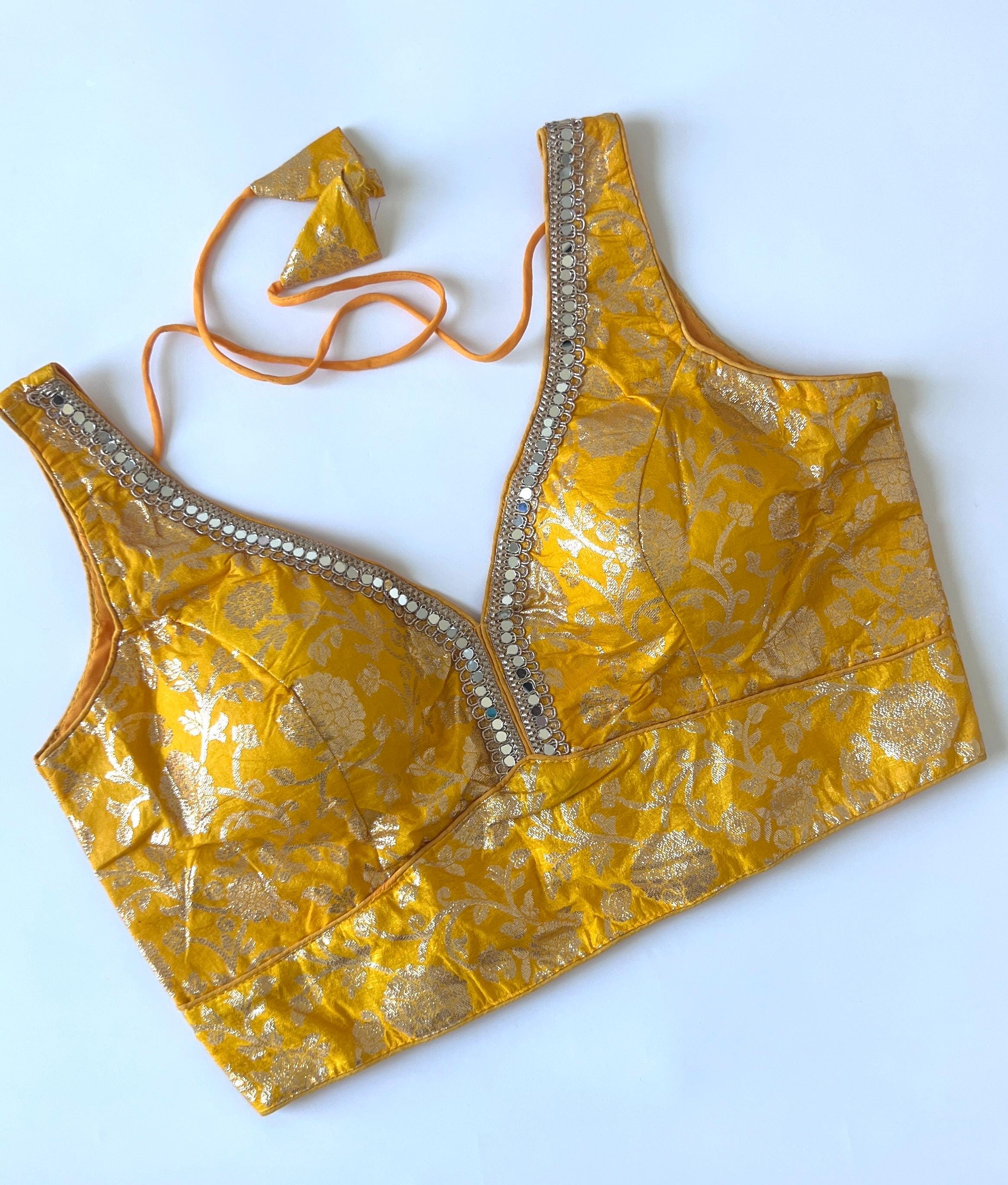 White Saree With Stitched Blouse