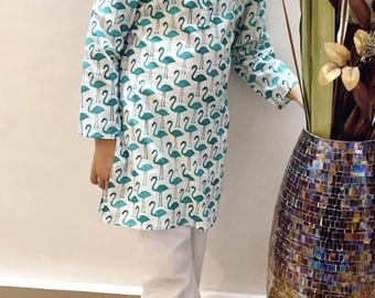 Boys Indian Outfit, Cotton Kurta Pajama, Ethnic Festive Wear, Diwali Dress for Baby & Toddlers