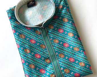 Kurta de seda jacquard para hombre, kurta india para bodas, ropa étnica, atuendo para festivales de Eid y Diwali.