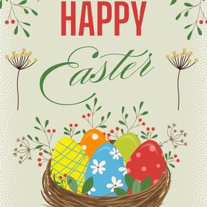 Easter greeting cards.