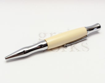 Virage Ballpoint Pen - Holly Wood with Chrome Accents (Gift Ready)