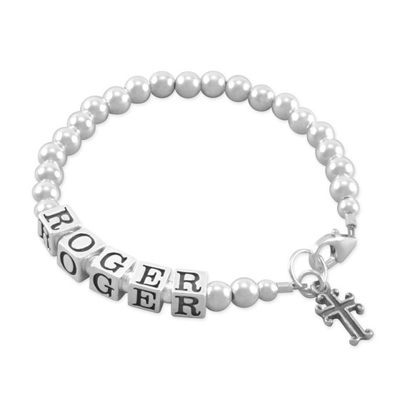 christening bracelets boy