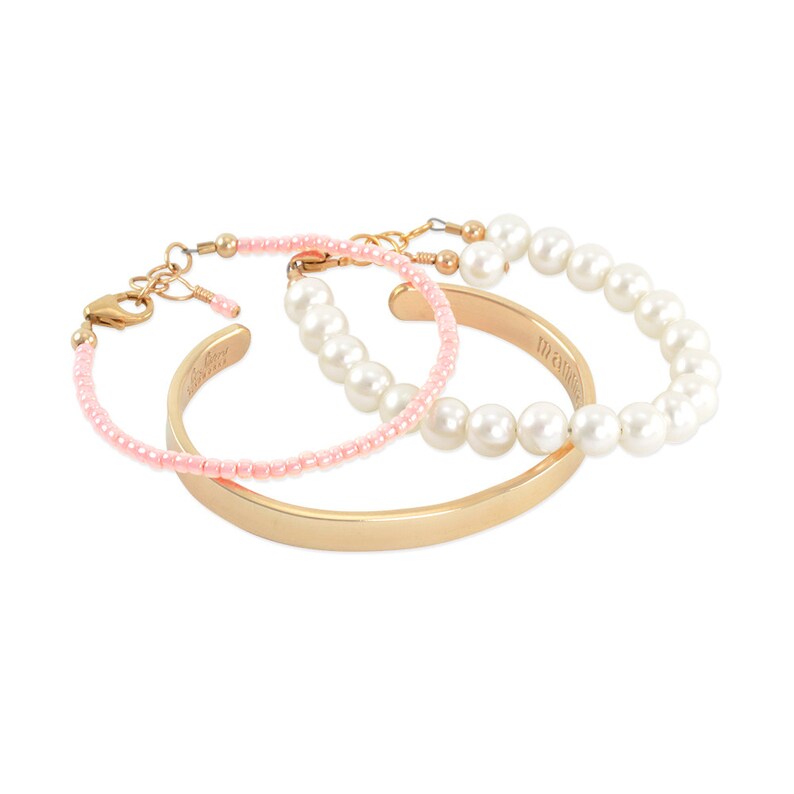 First Pearls Baby Girl Bracelets Childrens Real Pearl Etsy