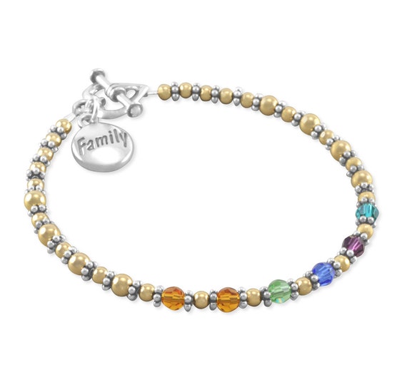 Mother s Day Gifts Mothers Bracelets Family Birthstone Bracelet