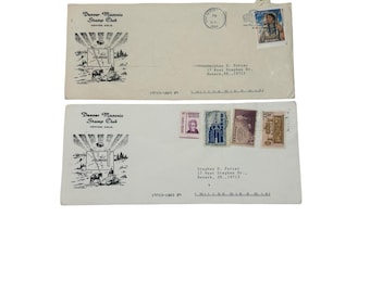 1994 Denver Masonic Stamp Club Sacagawea Legends of the West Philatelic Covers Lot of 2