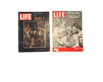 LIFE誌 ヴィンテージ 3冊セット 1958.1956.1955年 ヴィンテージLIFE誌1956年号＋LIFE創刊25周年記念特別号、ミッド