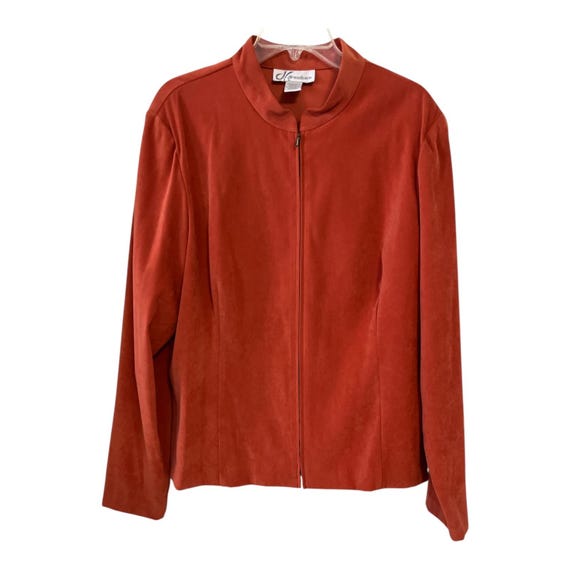 dress barn red jacket Dress Barn red quarter sleeve jean jacket