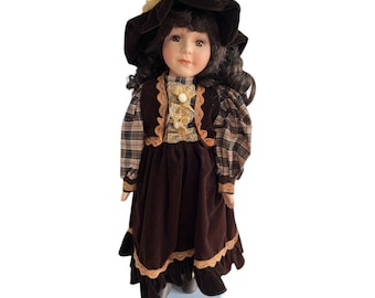 Knightsbridge Collection Porcelain Doll by J. Steventon Ltd With
