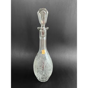 Vintage 1970s Nachtmann Bleikristall Cut Crystal Decanter with Stopper – Germany
