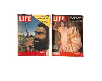 ヴィンテージLIFE誌1956年号＋LIFE創刊25周年記念特別号、ミッド