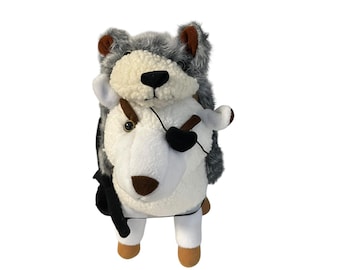 Monty Python Killer Sheep Plush 10” Toy Vault 2002 Wolf in Sheep Clothing Y2K