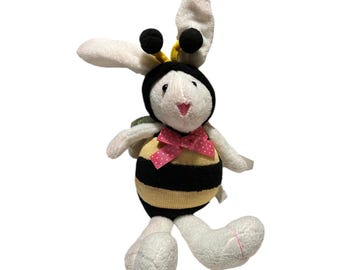Costco Exclusive Kirkland’s Bee Bunny Plush – 17" Poseable Ears – NWT – 2000s Collectible
