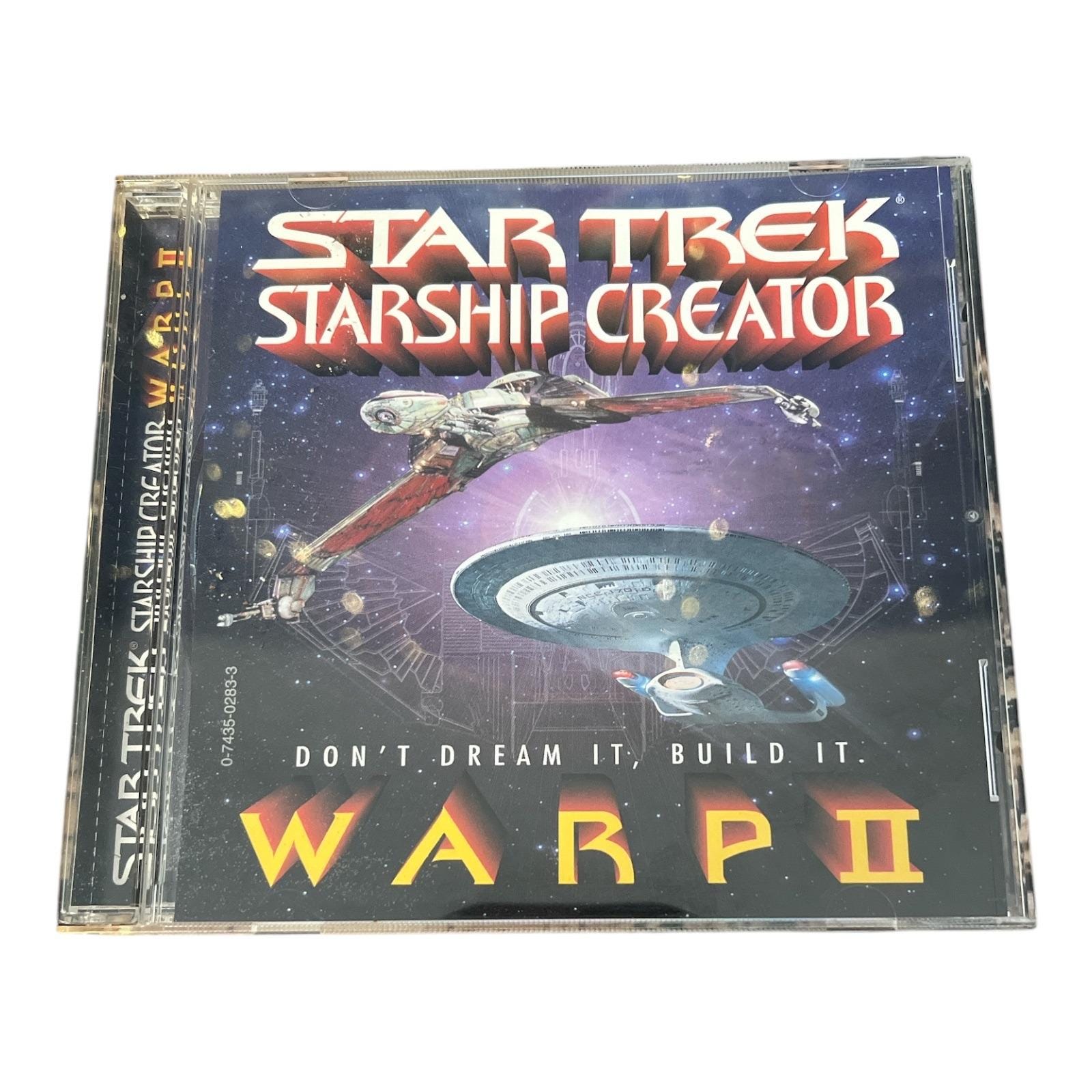 Star Trek Starship Creator Warp II PC Cd-rom Game Vintage 2000 - Etsy