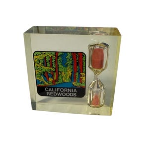 Lucite Hourglass - Etsy