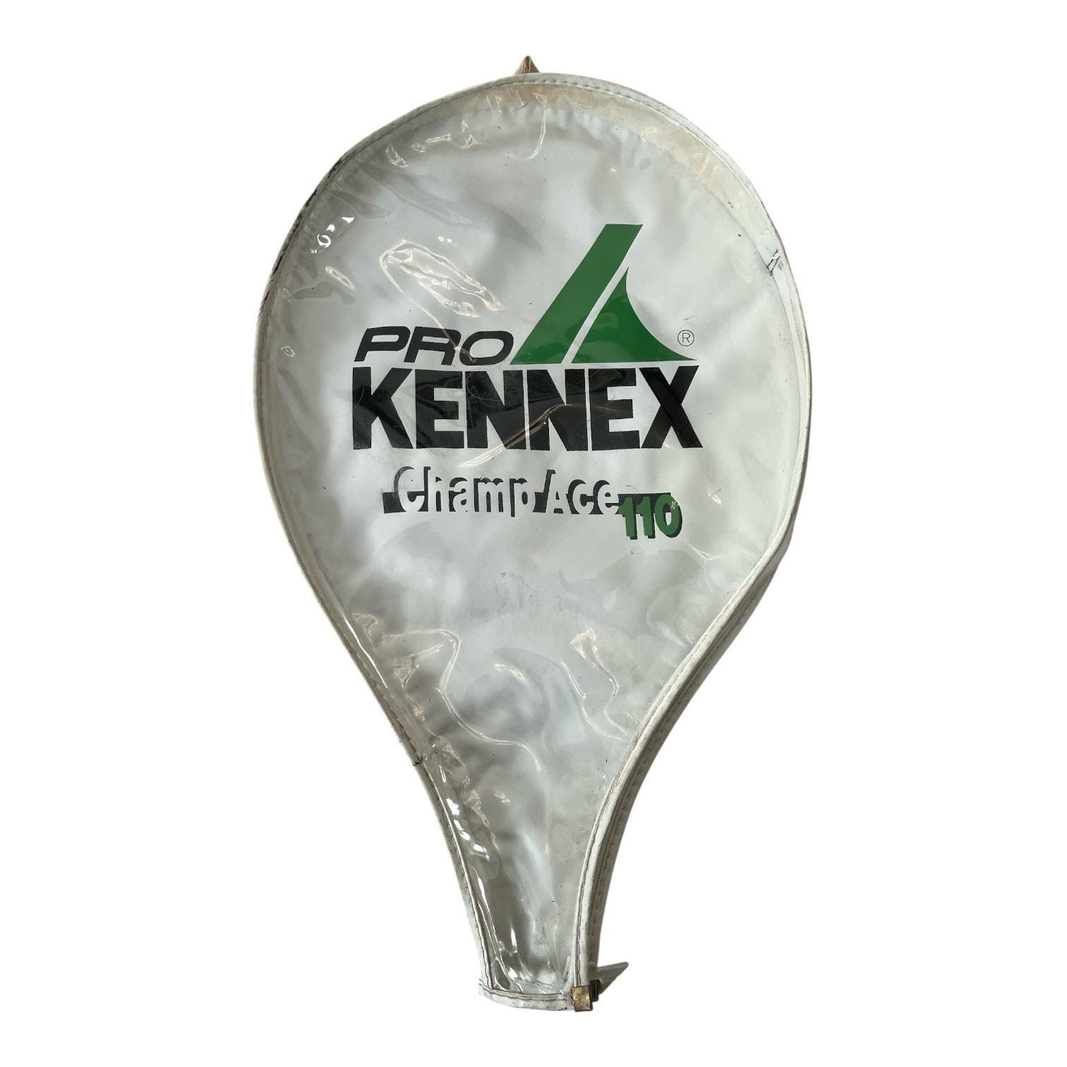Vintage Pro Kennex Champ Ace 110 Tennis Racket Cover Clear Vinyl