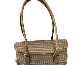 Vintage Coach Patchwork Signature Shoulder Bag | Y2K Canvas