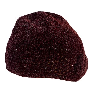 Burgundy Cloche Hat - Etsy display picture 2