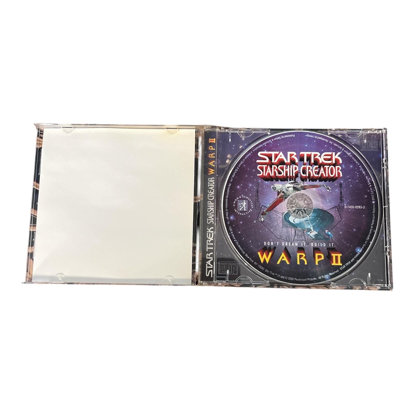Star Trek Starship Creator Warp II PC Cd-rom Game Vintage 2000 - Etsy