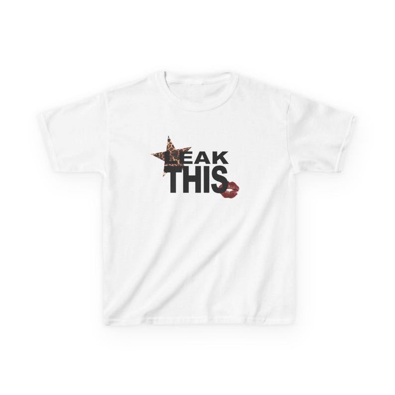 Tate McRae Leak This Baby Tee, T8 T-shirt T8 Concert T-shirt, Tate T shirt, Cute Baby Tee Flirty Aesthetic, Tate McRae Fan Gift image 8