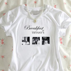 90s vintage 「ティファニーで朝食を」Tシャツ (M) Breakfast at
