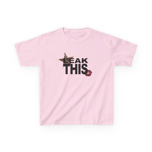 Tate McRae Leak This Baby Tee, T8 T-shirt T8 Concert T-shirt, Tate T shirt, Cute Baby Tee Flirty Aesthetic, Tate McRae Fan Gift image 10